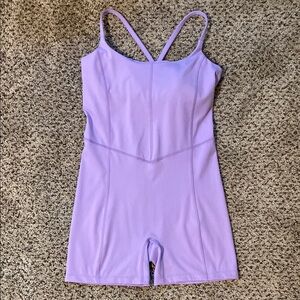 Womens Lavender Activewear One Piece